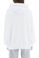 RHINESTONE LOGO HOODIE